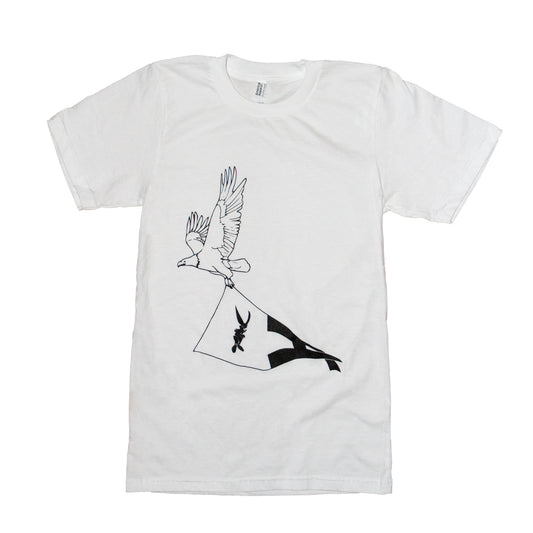 austin eagle w/ flag white tee [limited, tour '24]
